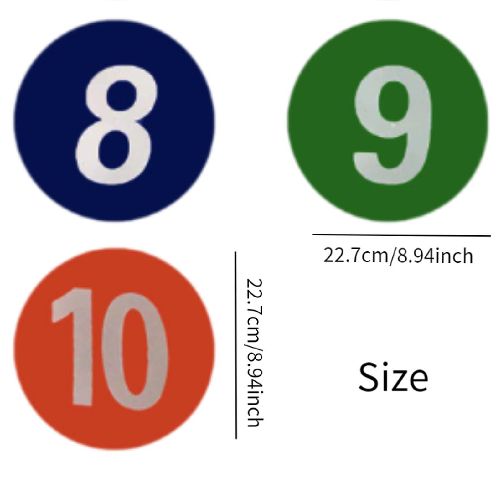 10x Numbered Floor Dots Marker – Speed Agility Dots Bewertung und Preis