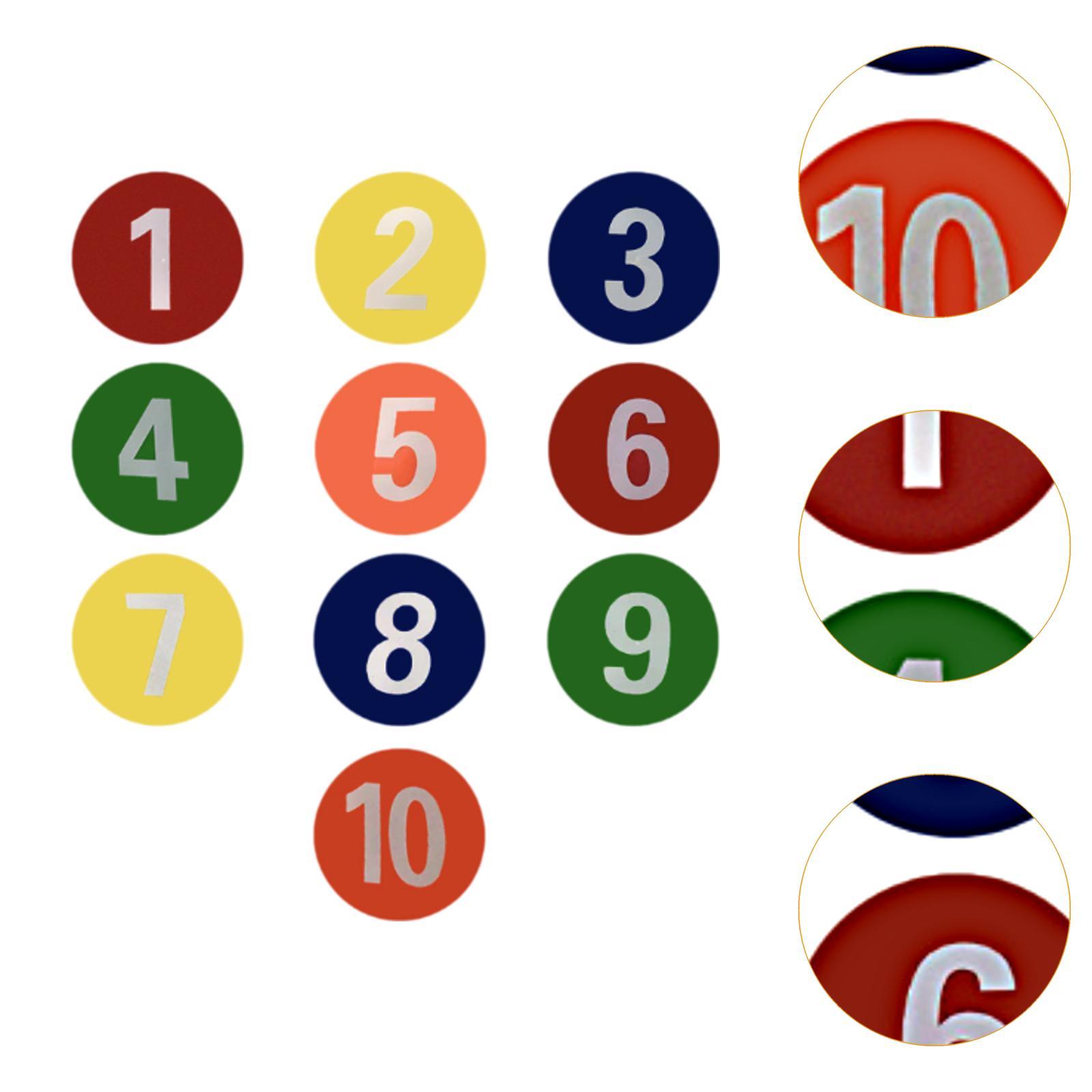 10x Numbered Floor Dots Marker – Speed Agility Dots Bewertung und Preis