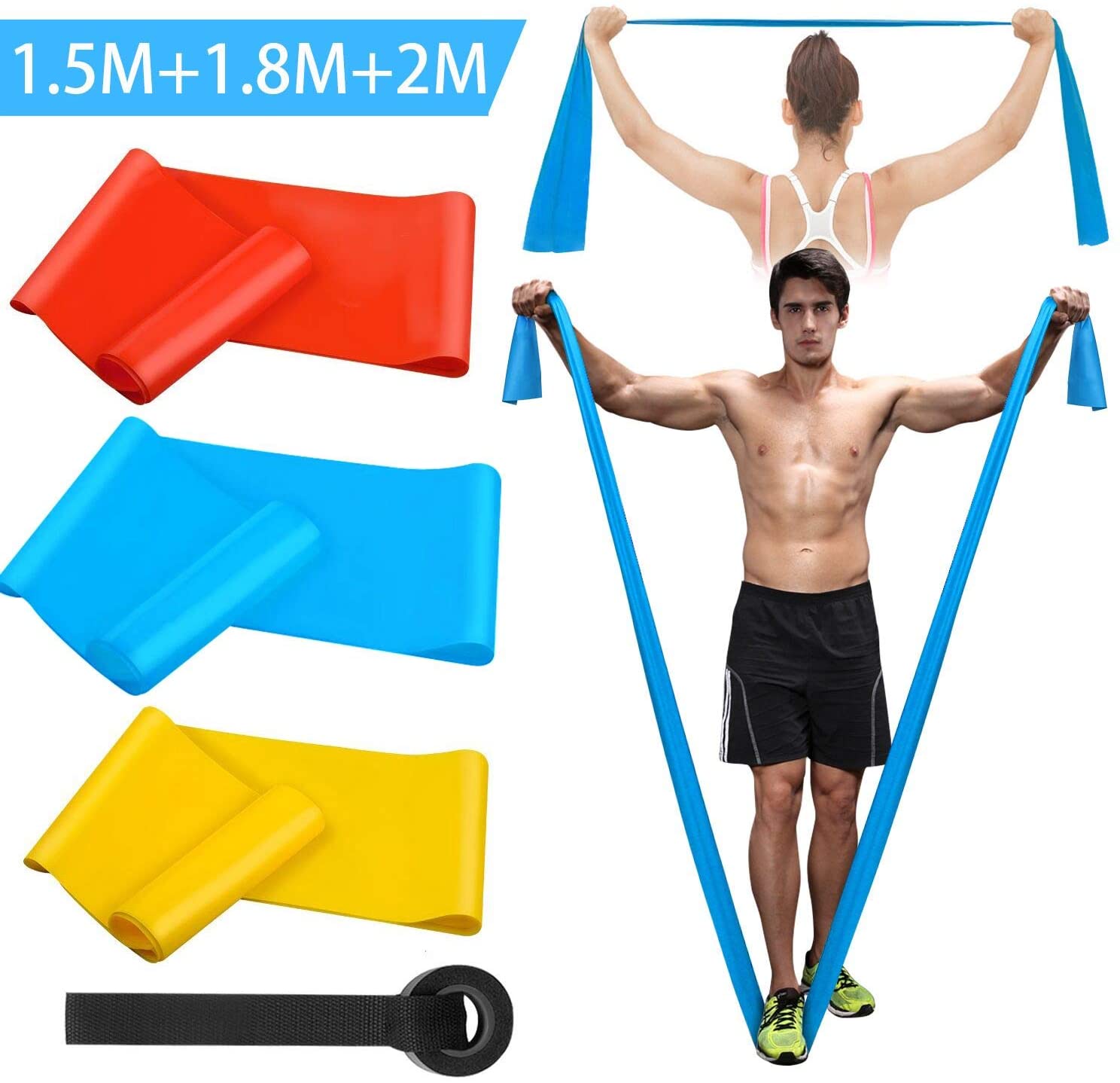 Elastic Fitness Bands 3Pcs Res – Crossfit Equipment Bewertung und Preis