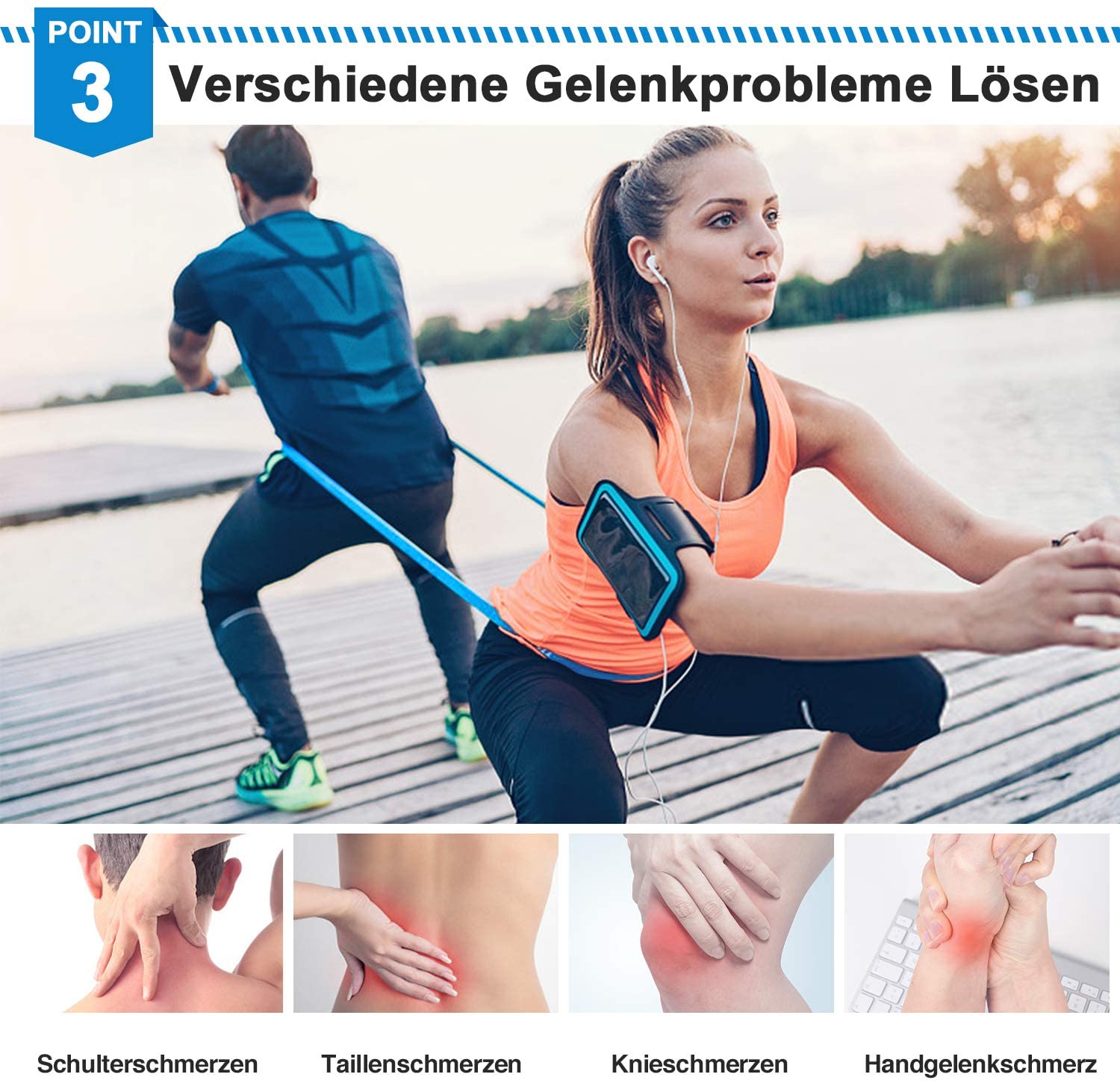 Elastic Fitness Bands 3Pcs Res – Crossfit Equipment Bewertung und Preis