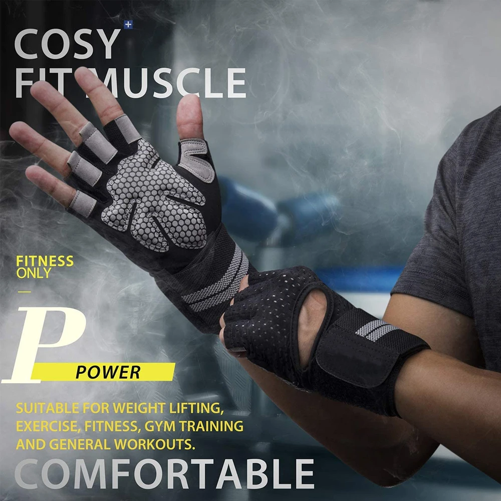 1Pair Half Finger Gym Fitness  – Crossfit Equipment Bewertung und Preis